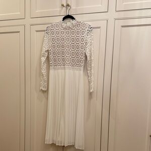 Ivy City Co White Lace Formal Kids Dress